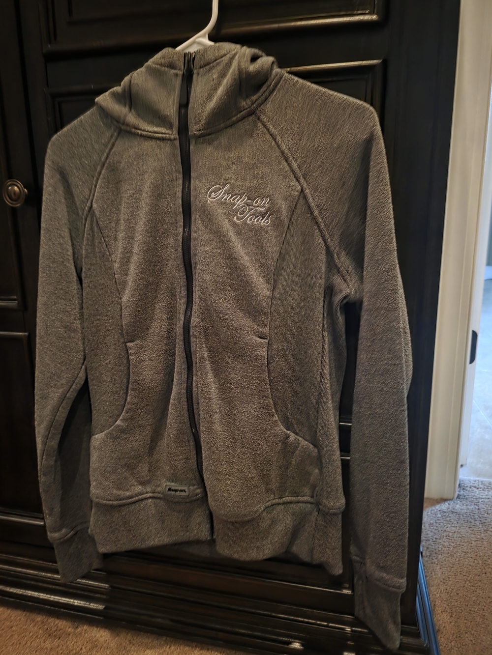 Snap-on Tools Women’s Gray Full-Zip Fleece Utility Jacket